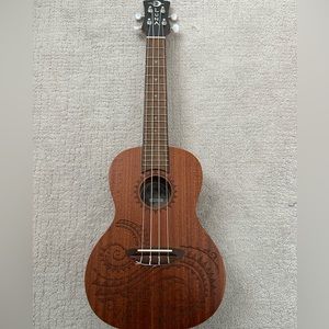 Luna Tattoo Mahogany Ukulele & Ukulele Case